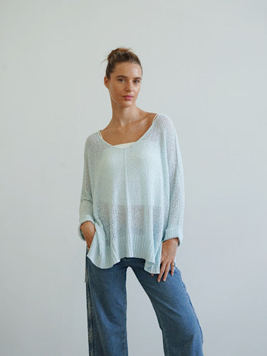 Emma Knit - Baby Blue