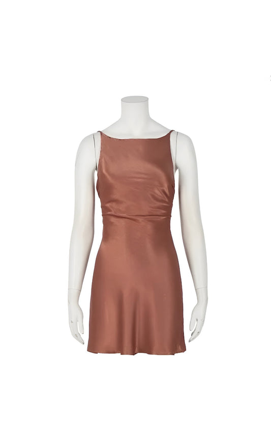 Amber Mini Dress - Copper