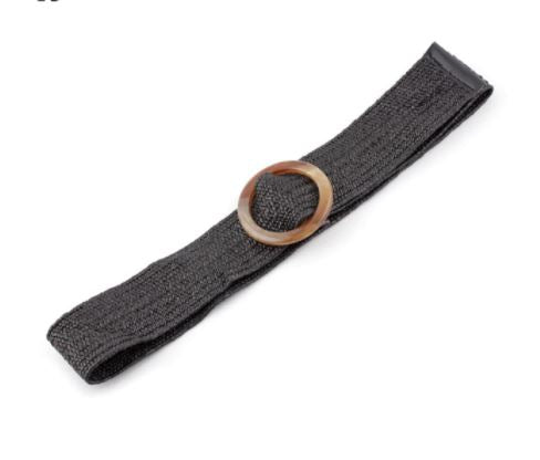 Round Acrylic Buckle Belt
