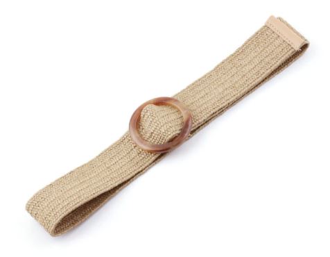 Round Acrylic Buckle Belt