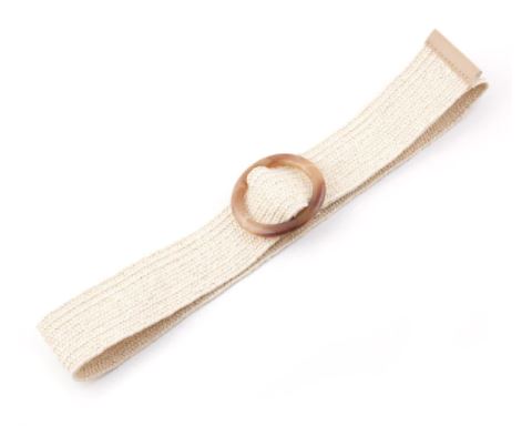 Round Acrylic Buckle Belt