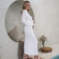 Lennon Knitted Dress - White