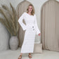 Lennon Knitted Dress - White