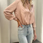 Mesha Silky Blouse - Blush