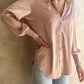 Mesha Silky Blouse - Blush