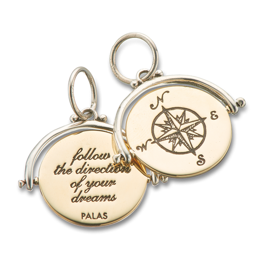 Compass Spinner Charm