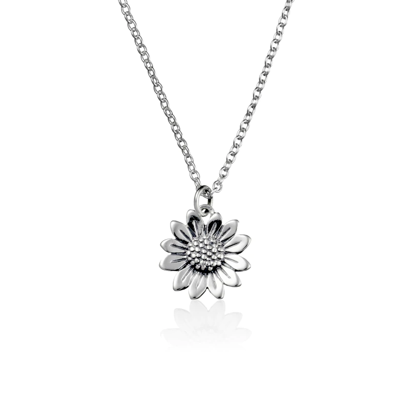 Dainty Sunflower Necklace Boho Bungalow Your Lifestyle Boutique