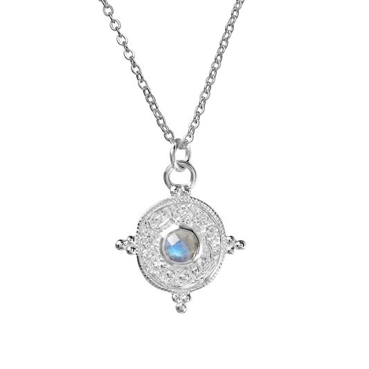 Divine Talisman Moonstone Necklace